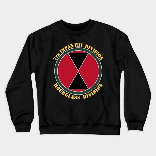 7th Infantry Division Crewneck Sweatshirt by MBK